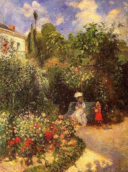 Camille Pissarro El Jarden de Pontoise